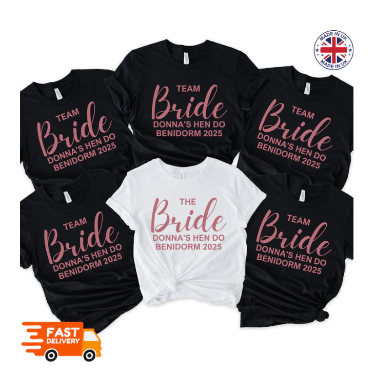 Classic Theme Hen Do Party T Shirts
