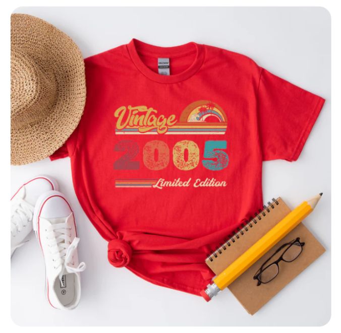 Custom VINTAGE Any Year TShirt