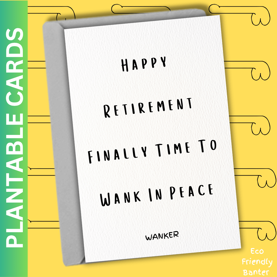 Happy Retirement  Finally Time To Wank In Peace