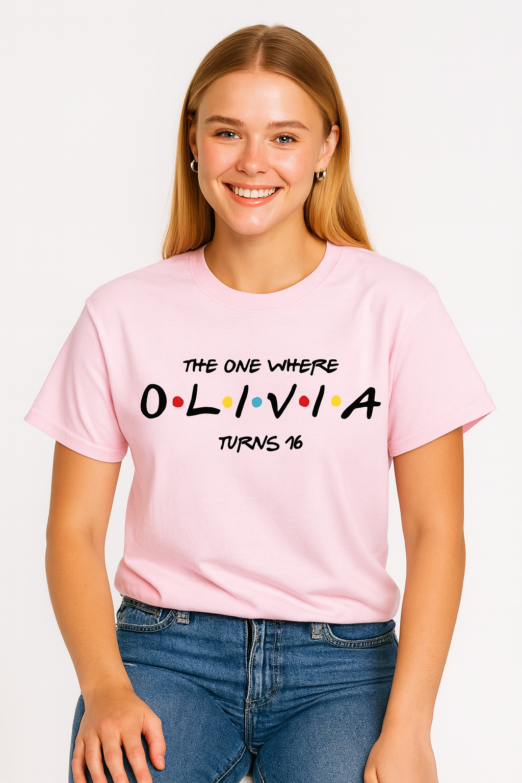 Personalised Friends Birthday Shirt