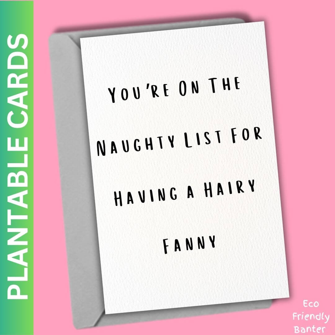 You’re On The Naughty List For Having a Hairy Fanny